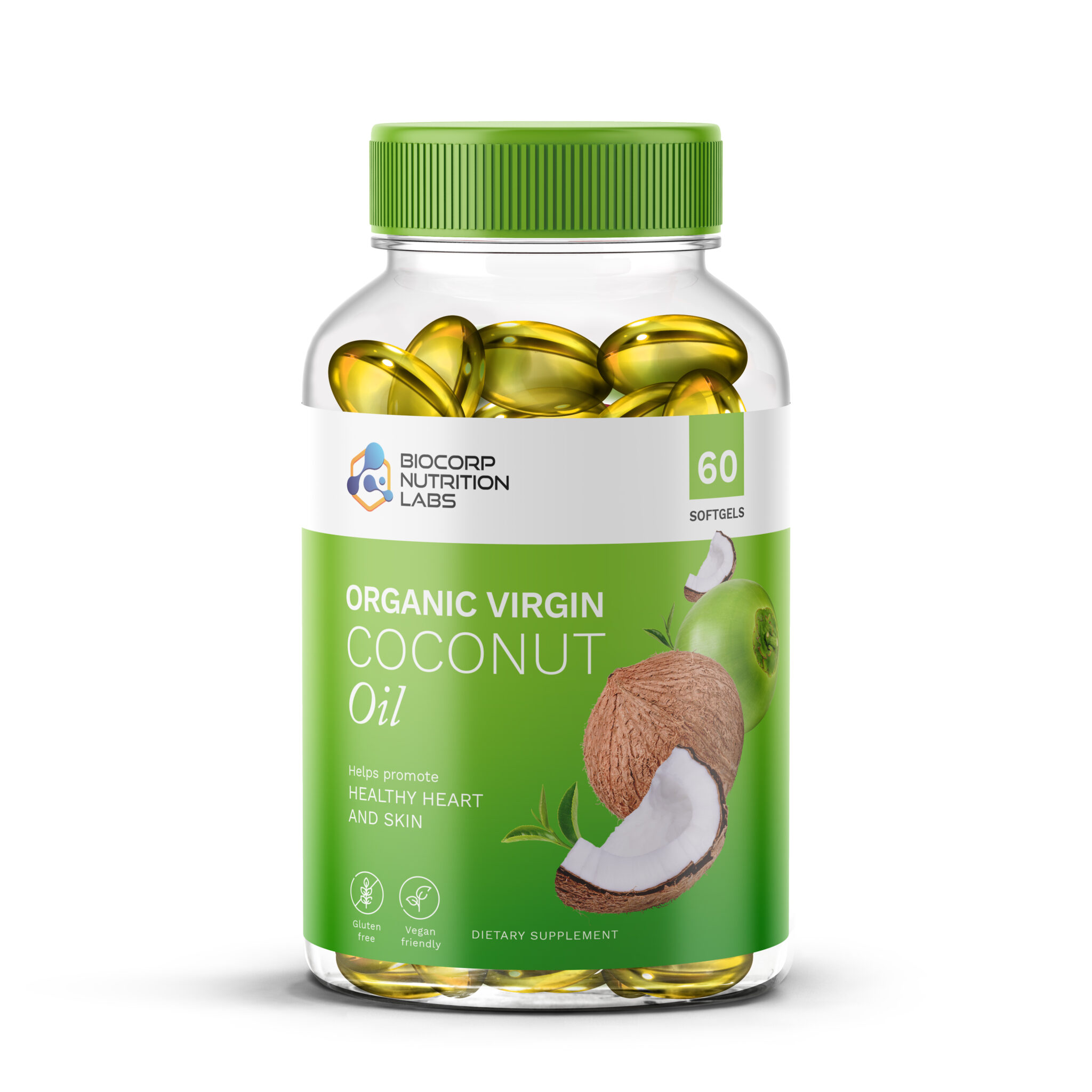 bcs-260-organic-virgin-coconut-oil-1000mg-softgels-biocorp-nutrition