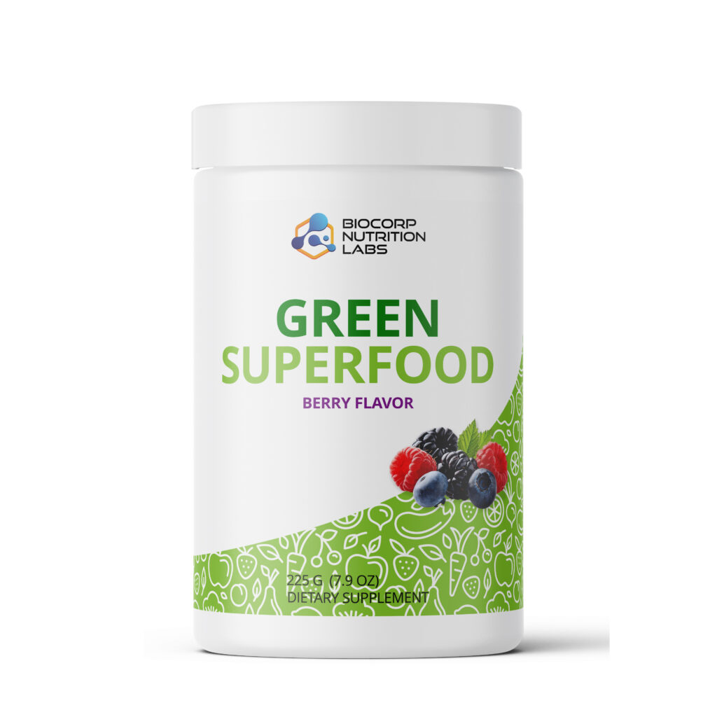 BCP-110: Green Superfoods (Berry Flavor) - BioCorp Nutrition Labs